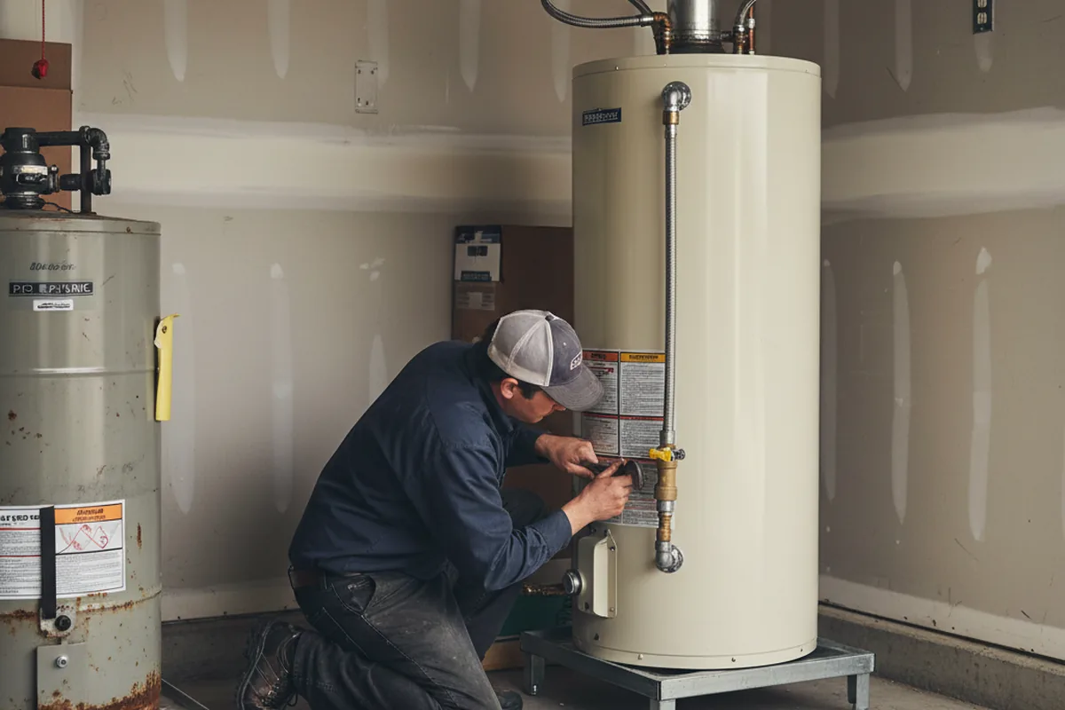 Water heater and shutoff valve replacement in Skull Valley